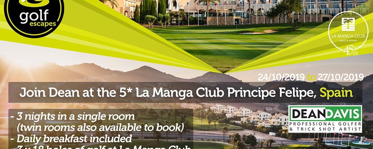 Dean Davis | Golf Trip to La Manga Club | Golf Lessons in La Manga