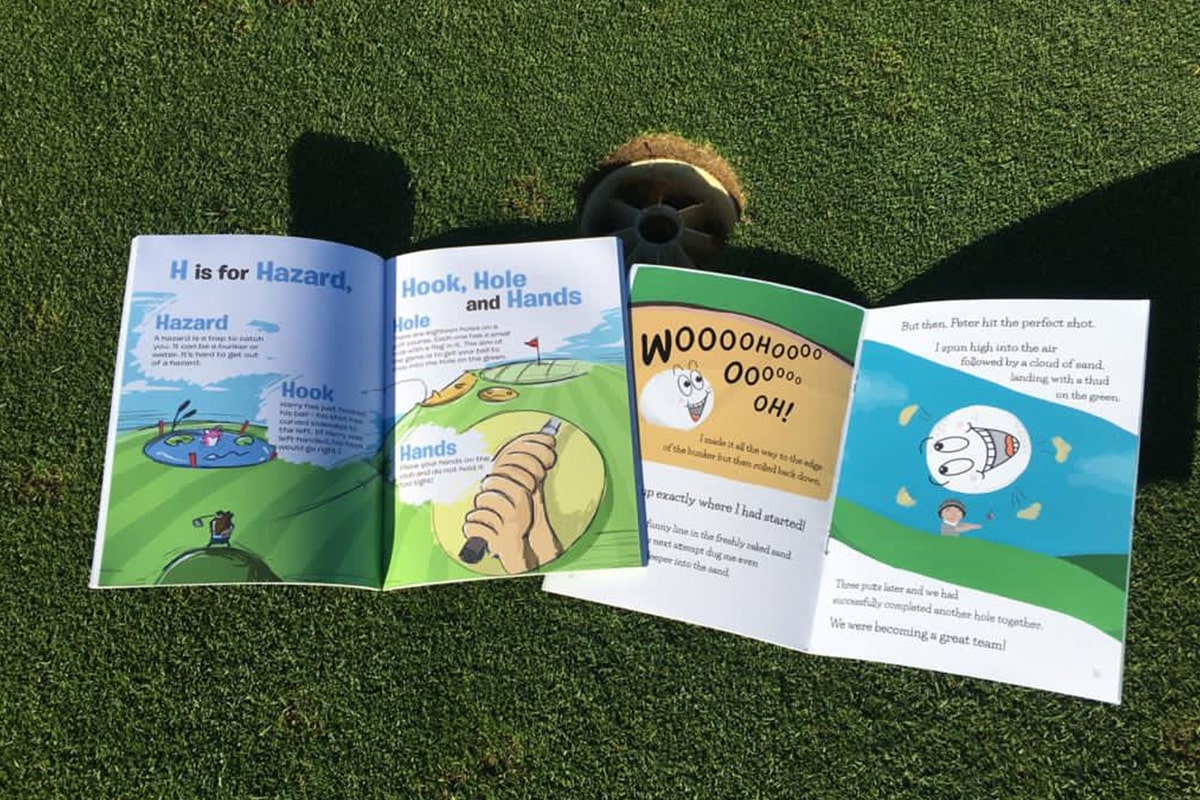 Childrens Golf Books The AZ of Junior Golf & Gregor The Golf Ball